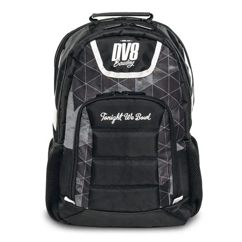 DV8 Dye Sub Black White Bowling Backpack