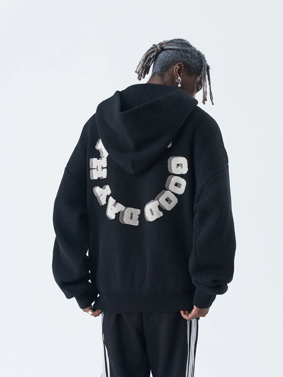 Embroidered Ring Logo Hoodie