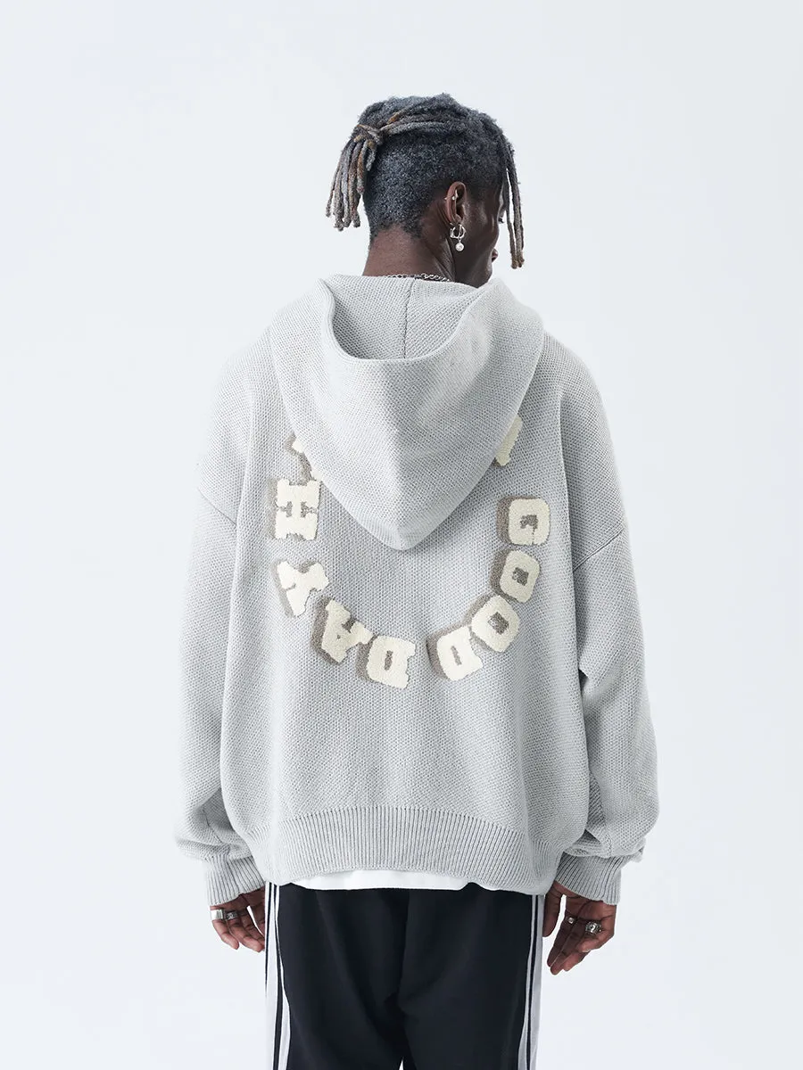 Embroidered Ring Logo Hoodie