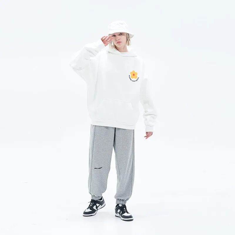 Flower Circle Loose hoodie