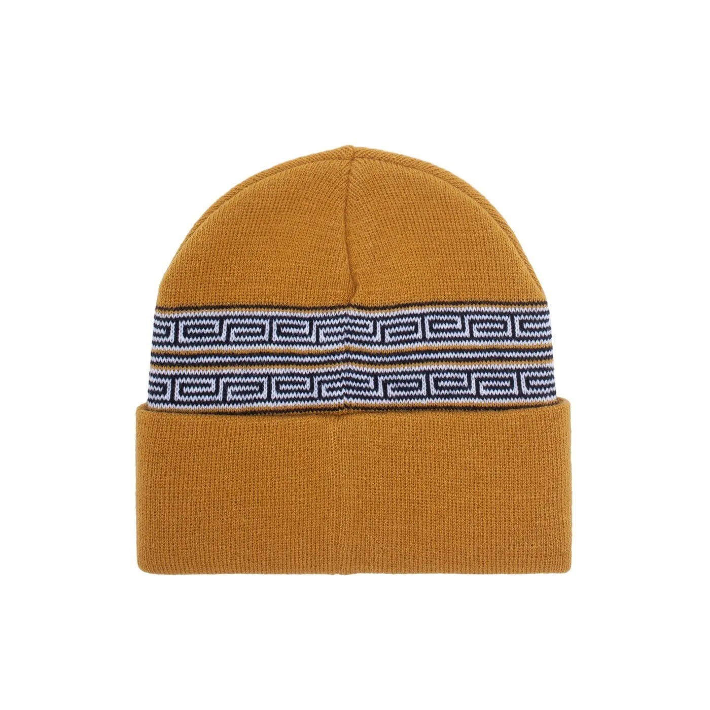 Fucking Awesome Greek Cuff Beanie Gold