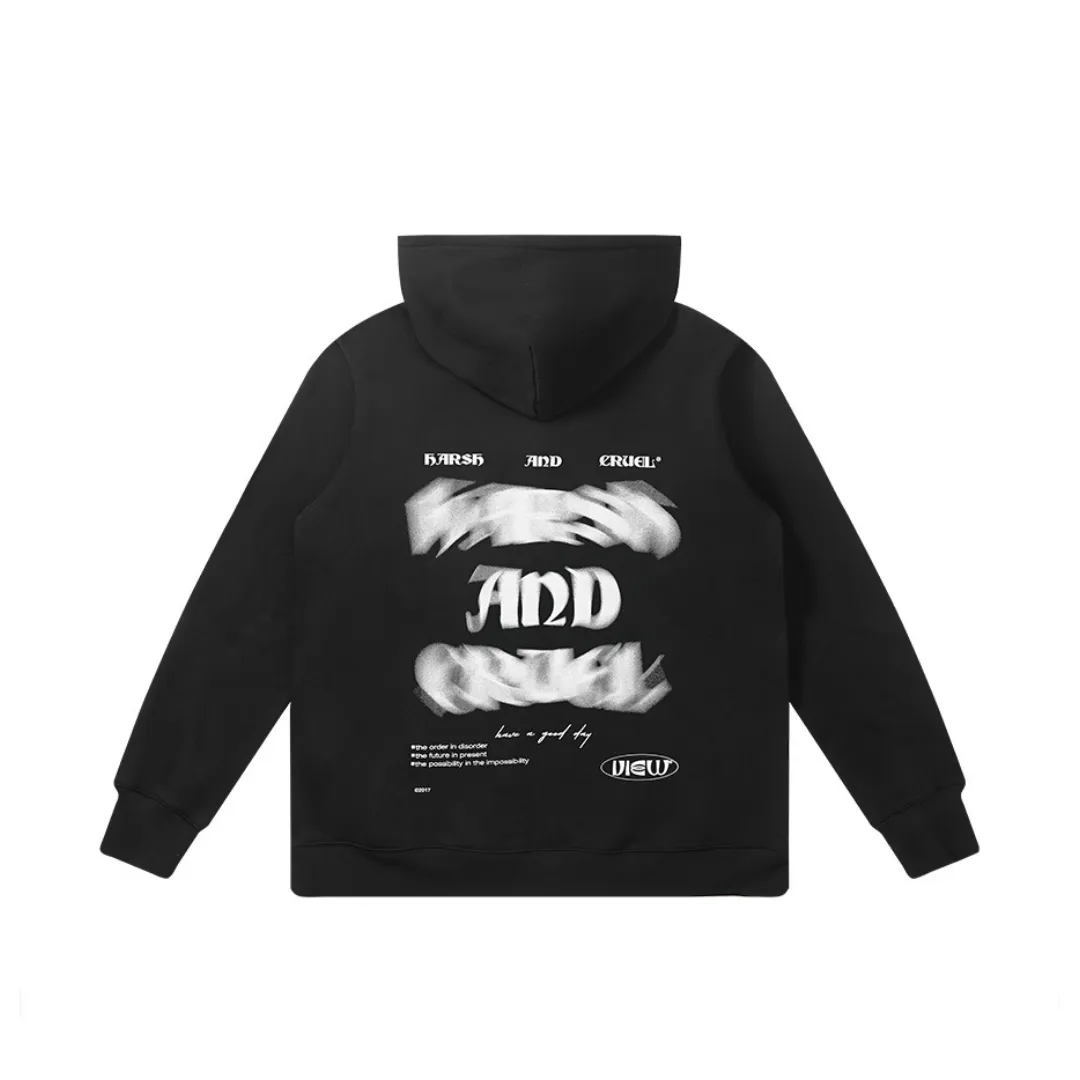 Fuzzy Logo Hoodie