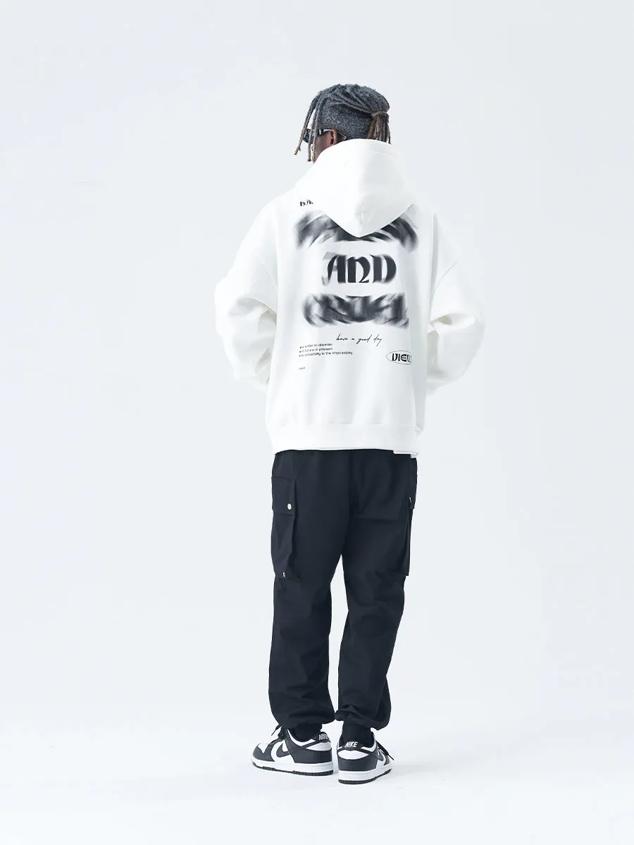 Fuzzy Logo Hoodie