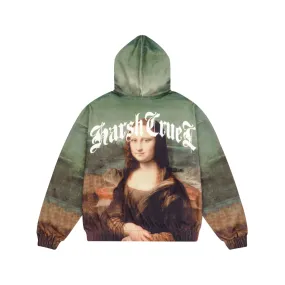 Gioconda Gothic Logo Full Print Hoodie