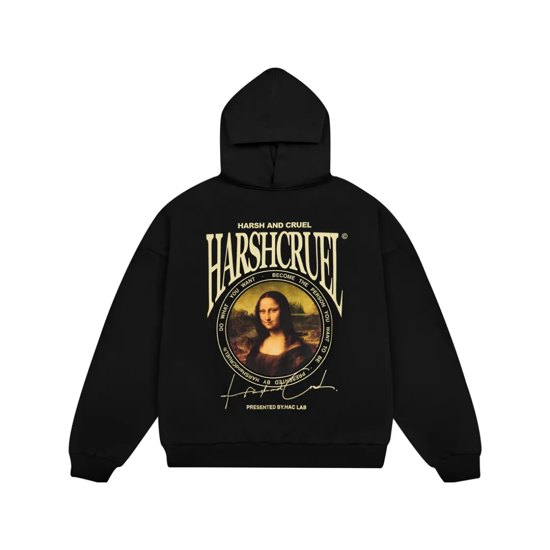 Gioconda Logo Ring Printed Hoodie