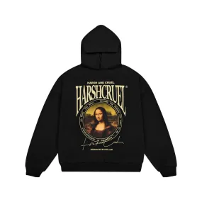 Gioconda Logo Ring Printed Hoodie