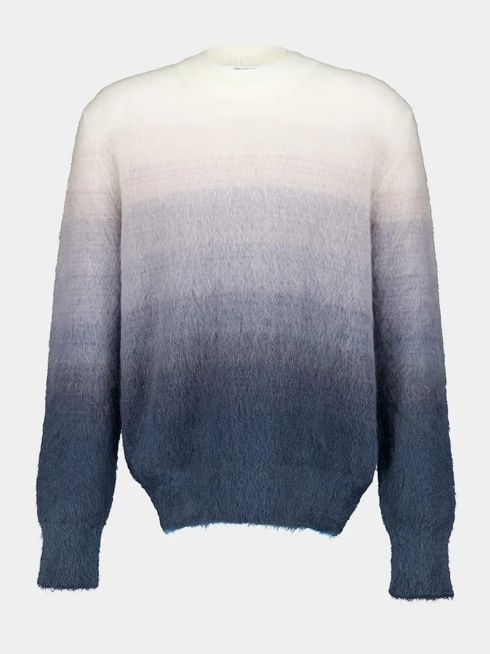 Gradient Mohair Knit Sweater