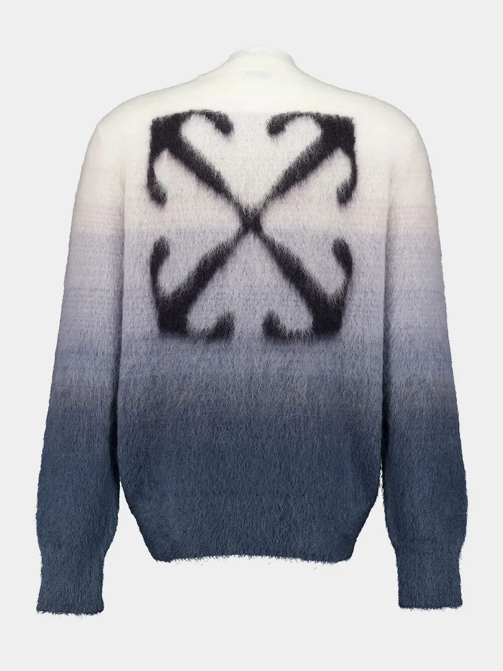 Gradient Mohair Knit Sweater