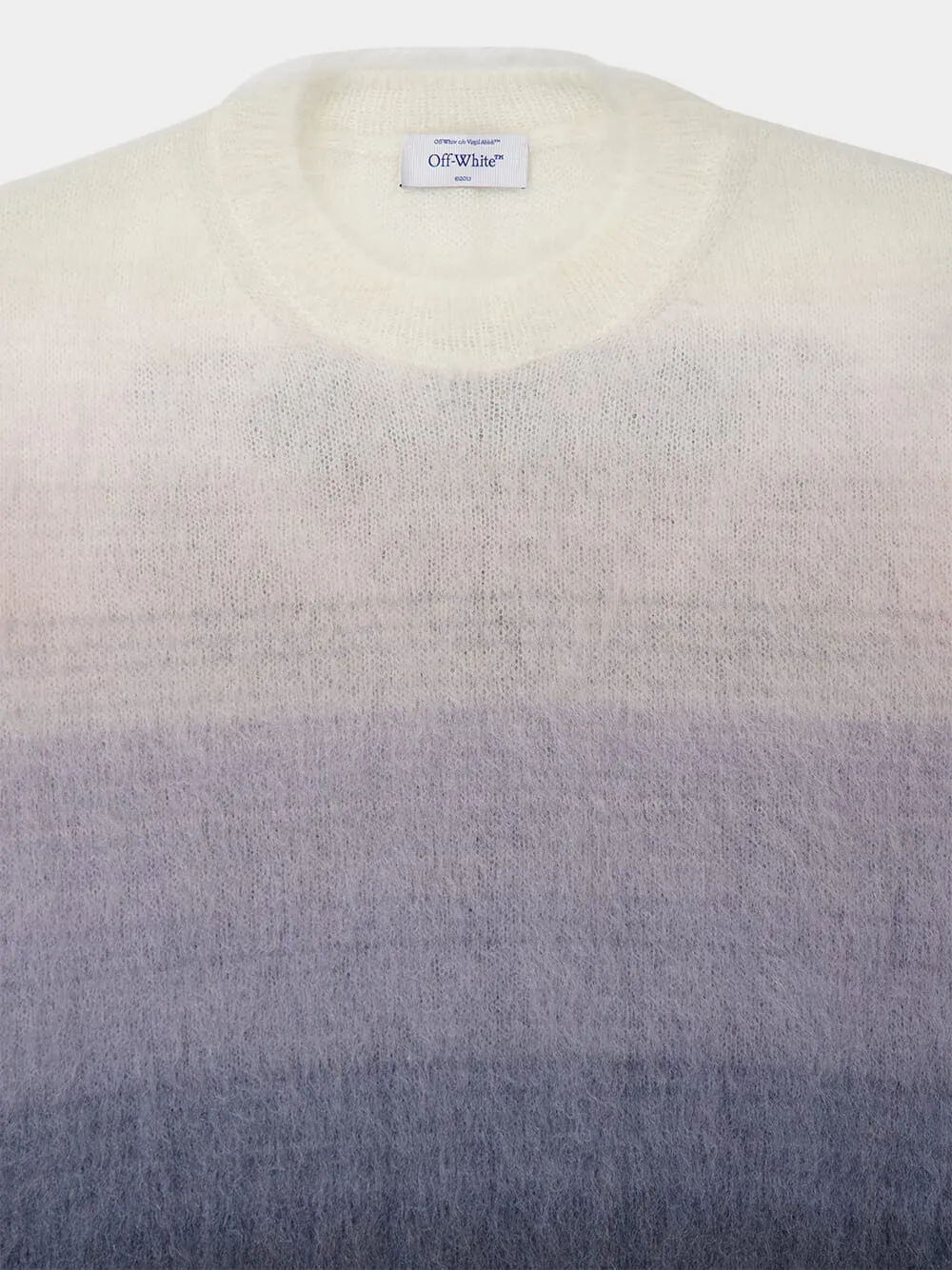 Gradient Mohair Knit Sweater