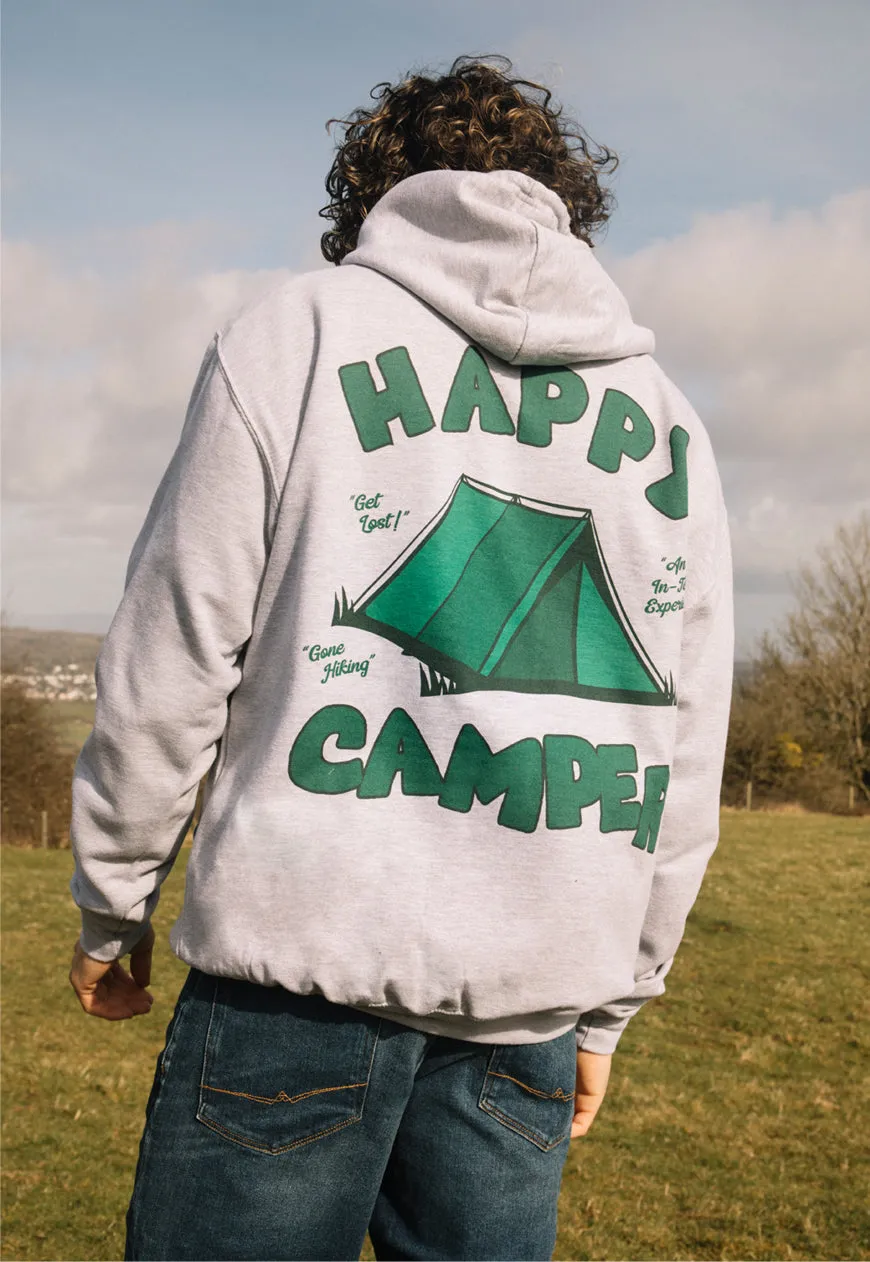 Happy Camper Men's Slogan Hoodie