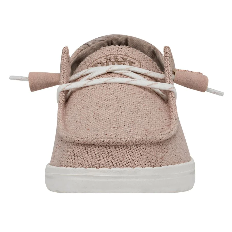 Hey Dude Women’s Wendy Woven Slip On Shoes-Blush