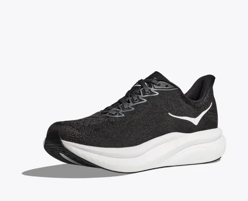 Hoka Women’s Mach 6 Athletic Shoes-Black/White