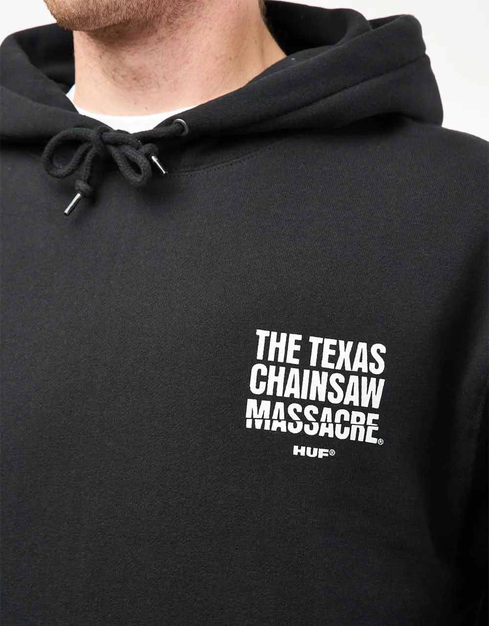 HUF x Texas Chainsaw Massacre Triple Triangle Pullover Hoodie - Black