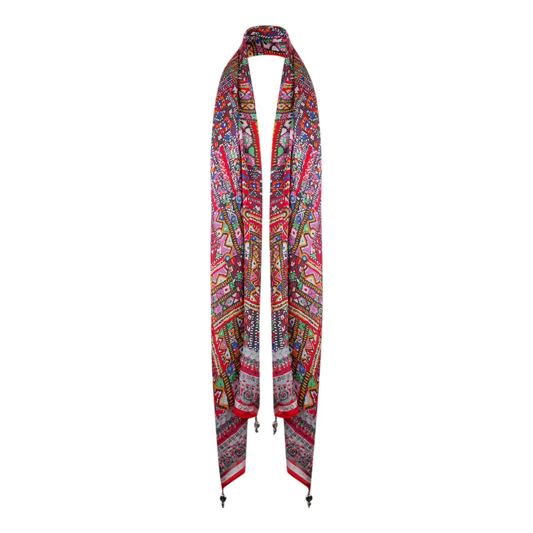 Inoa Banjara 12003 Multicoloured Long Rectangular Scarf