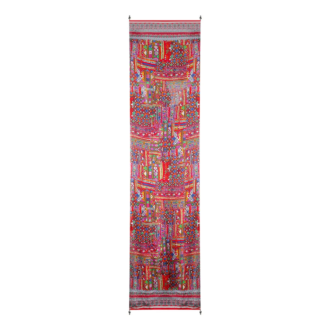 Inoa Banjara 12003 Multicoloured Long Rectangular Scarf