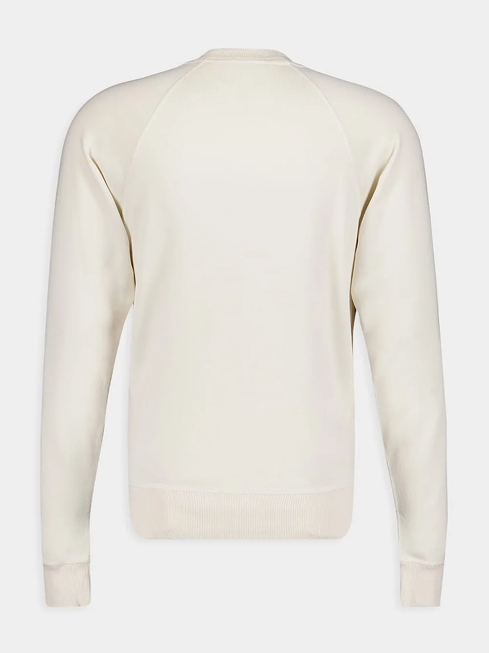 Ivory Lightweight Crewneck Sweater