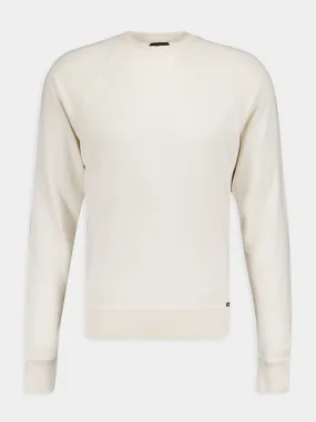 Ivory Lightweight Crewneck Sweater