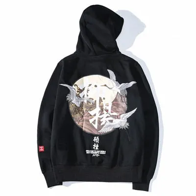 Japanese Goose Hoodie (White/Black)