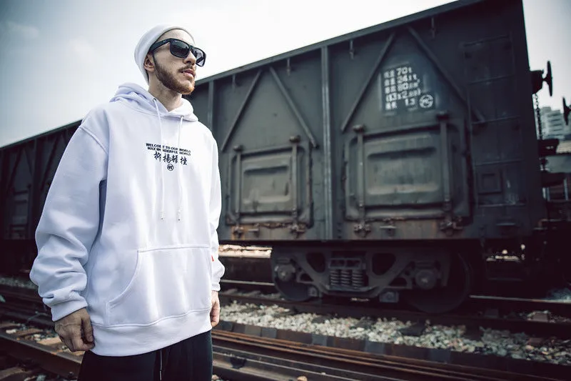 Japanese Goose Hoodie (White/Black)