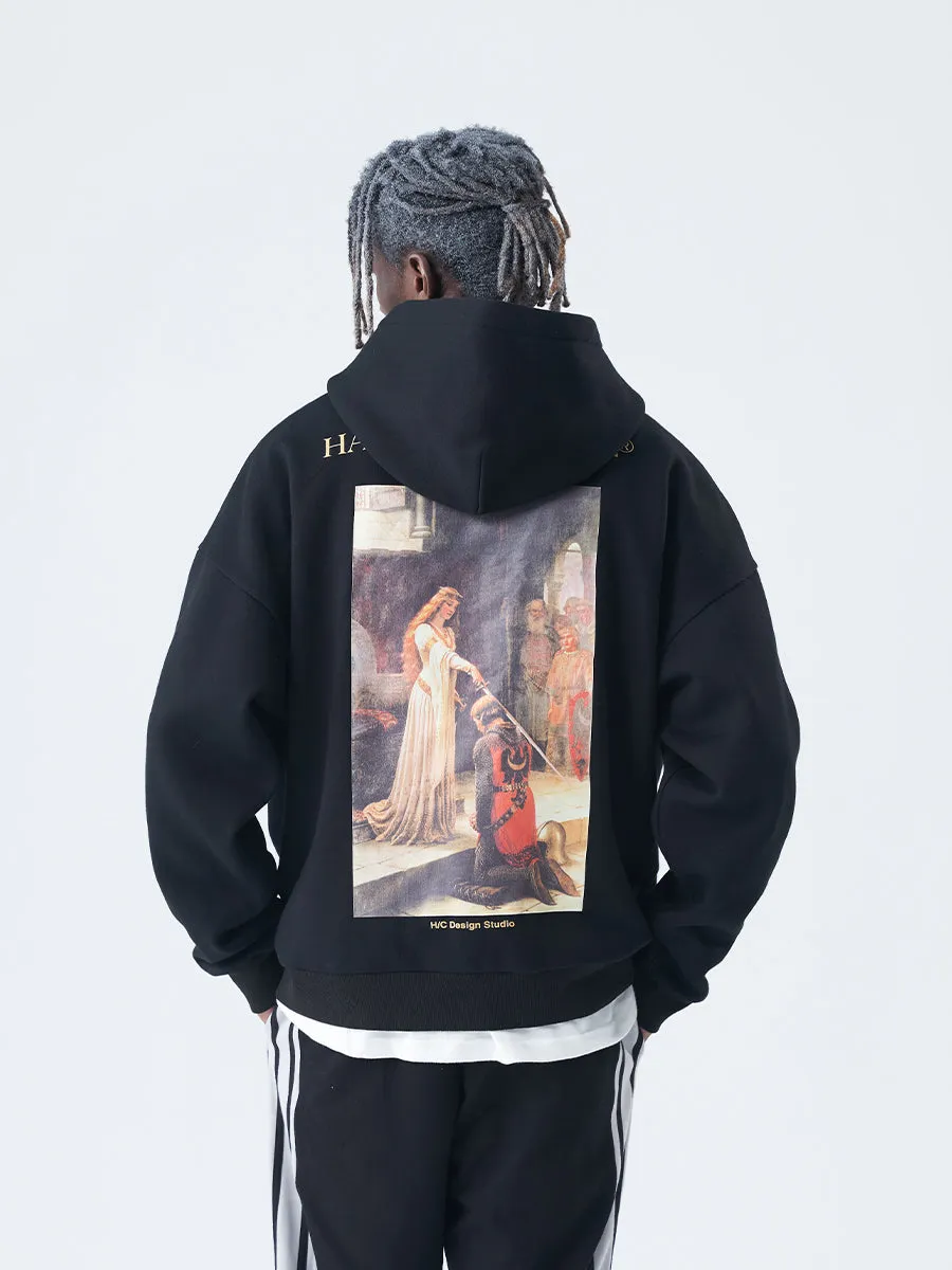 Knight Print Hoodie