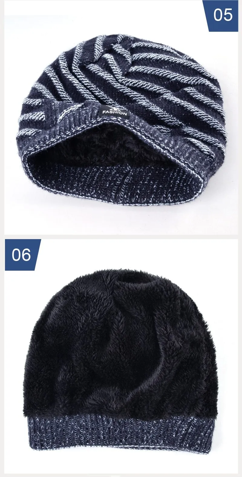 Knitted Crochet Winter Beanies for Men and Women