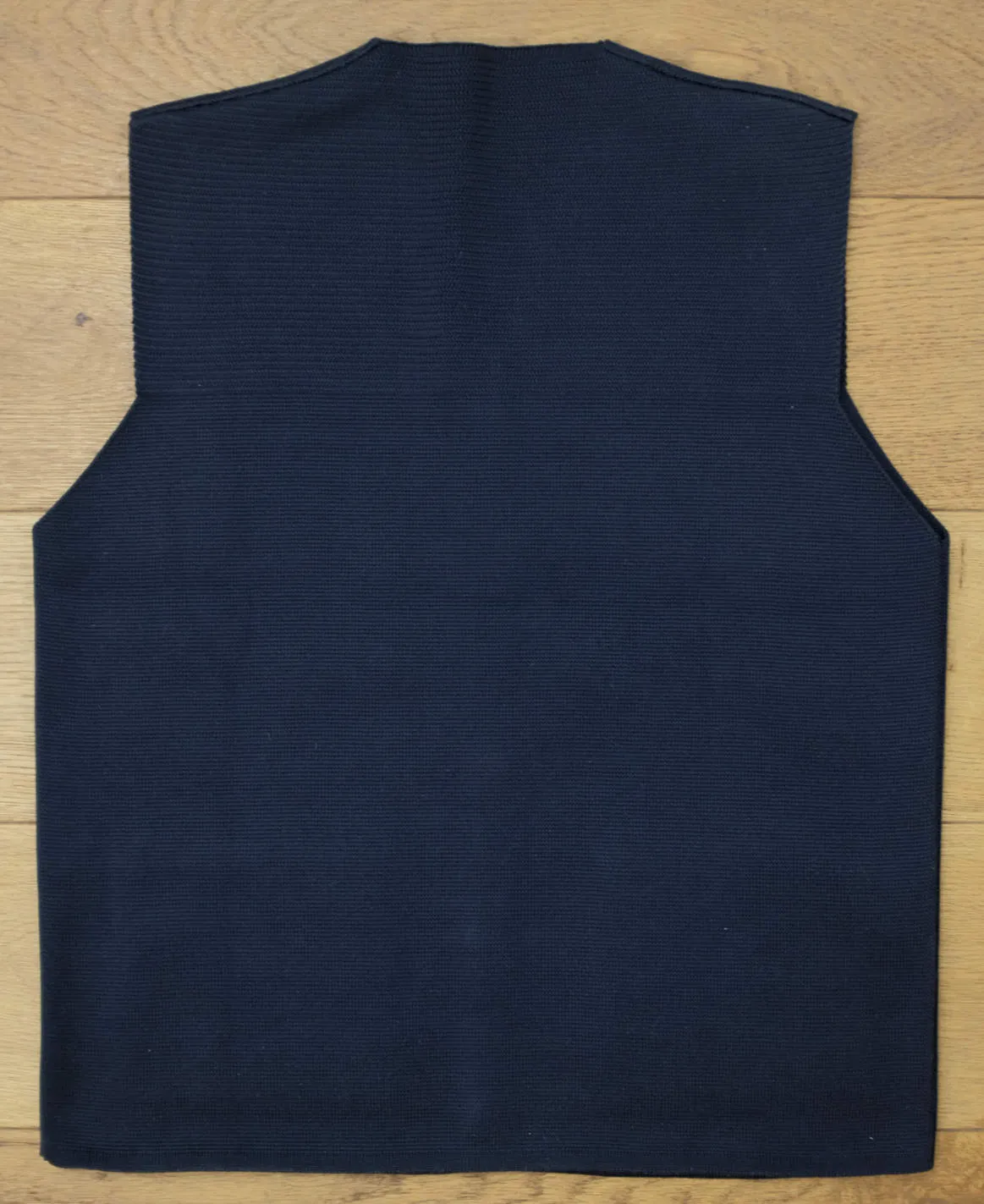 Knitwear Cotton Vest, Blue