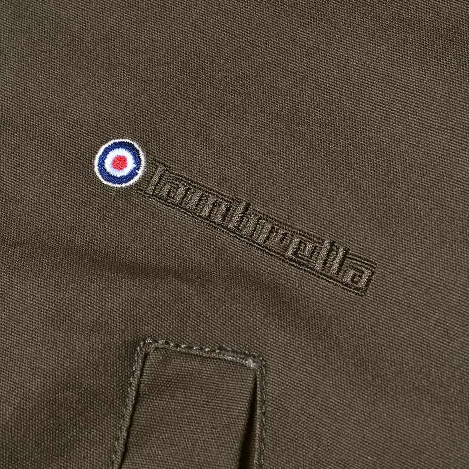 Lambretta Sherpa Lined Faux Fur Hooded Parka Jacket - Khaki