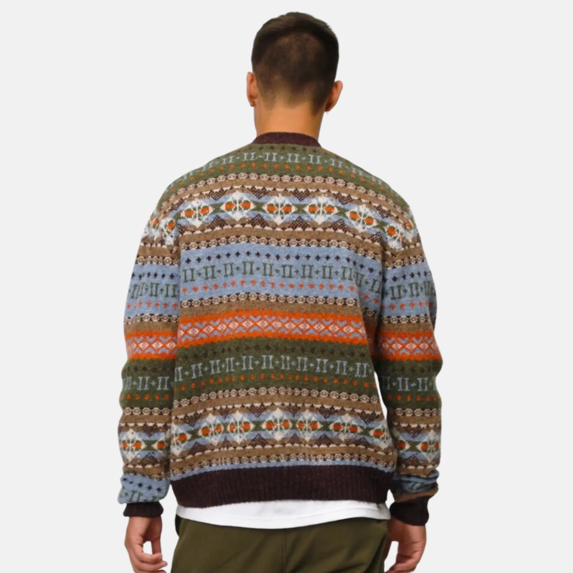 Les Deux Hordur Fair Isle Cardigan