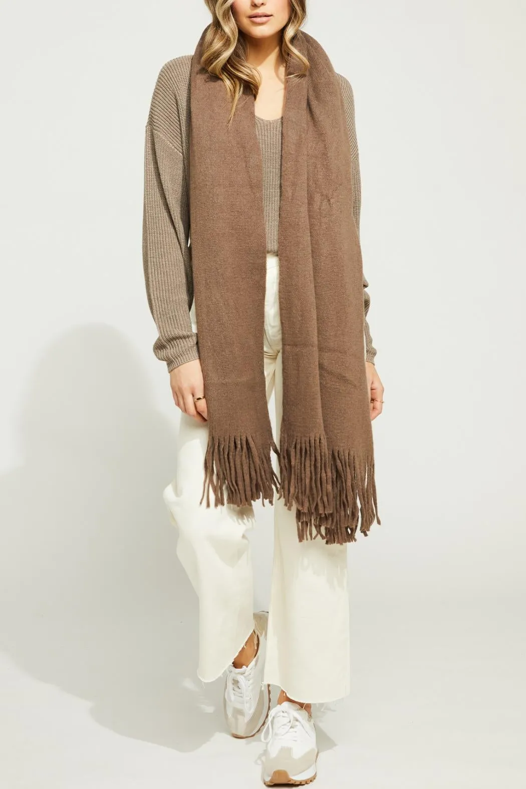 Long Fringe Scarf