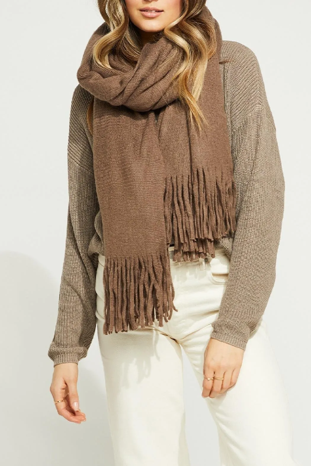 Long Fringe Scarf