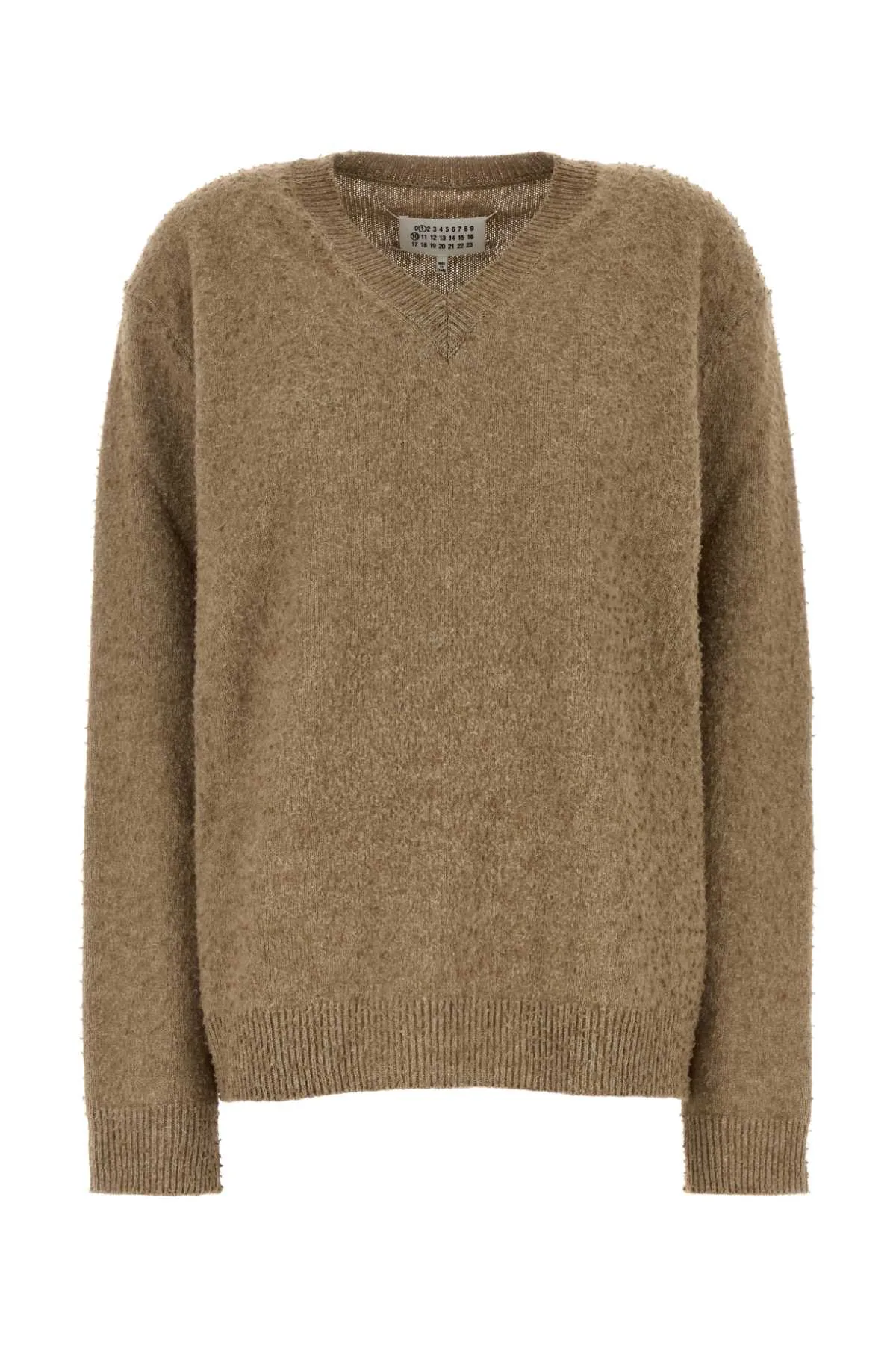 Maison Margiela Cappuccino Wool Blend Sweater