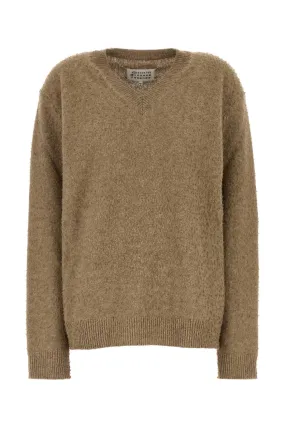 Maison Margiela Cappuccino Wool Blend Sweater