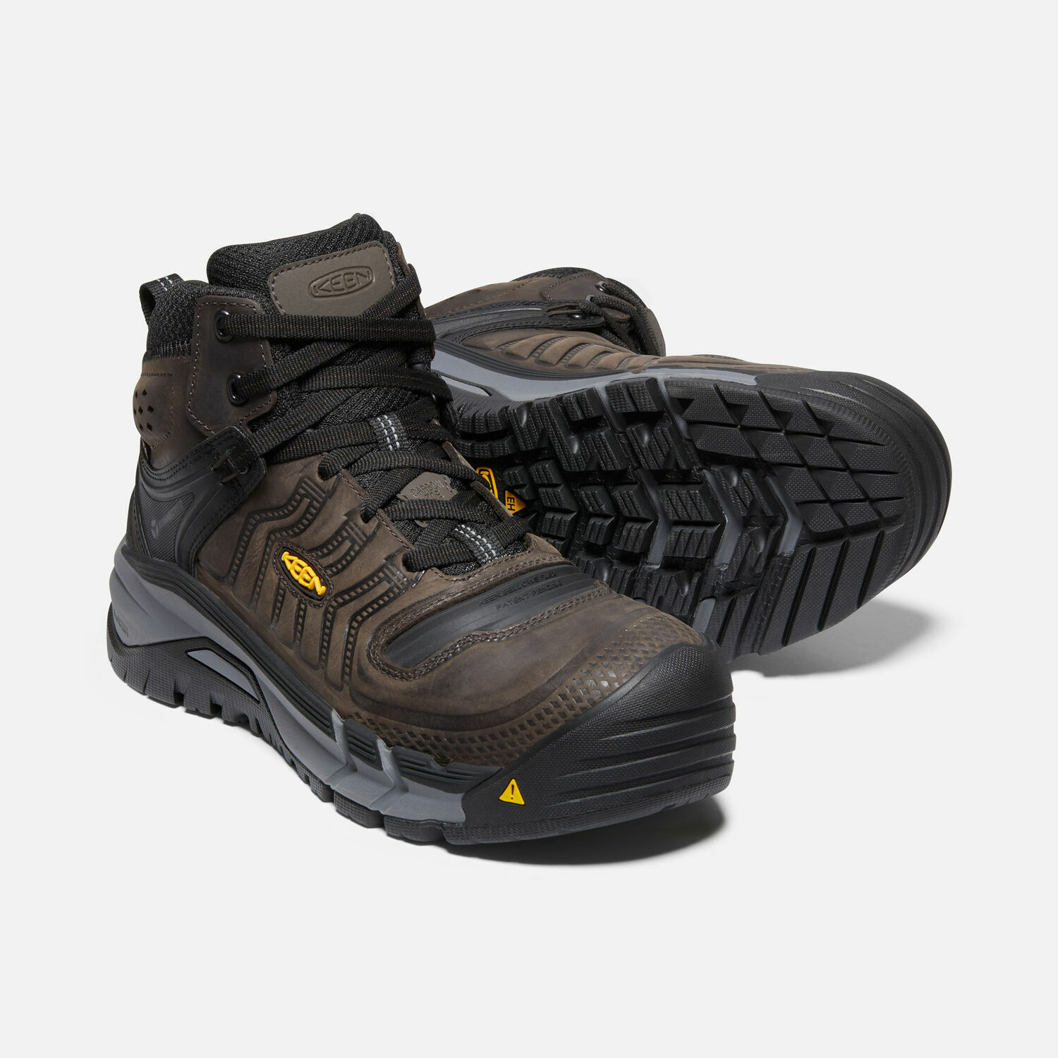 Men's Kansas City + Mid Waterproof Boot in Bean/Black