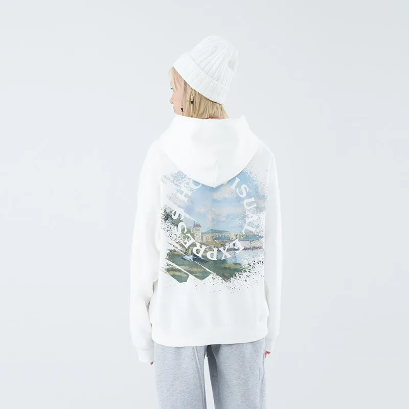 Monet Oil Painting Circle Hoodie