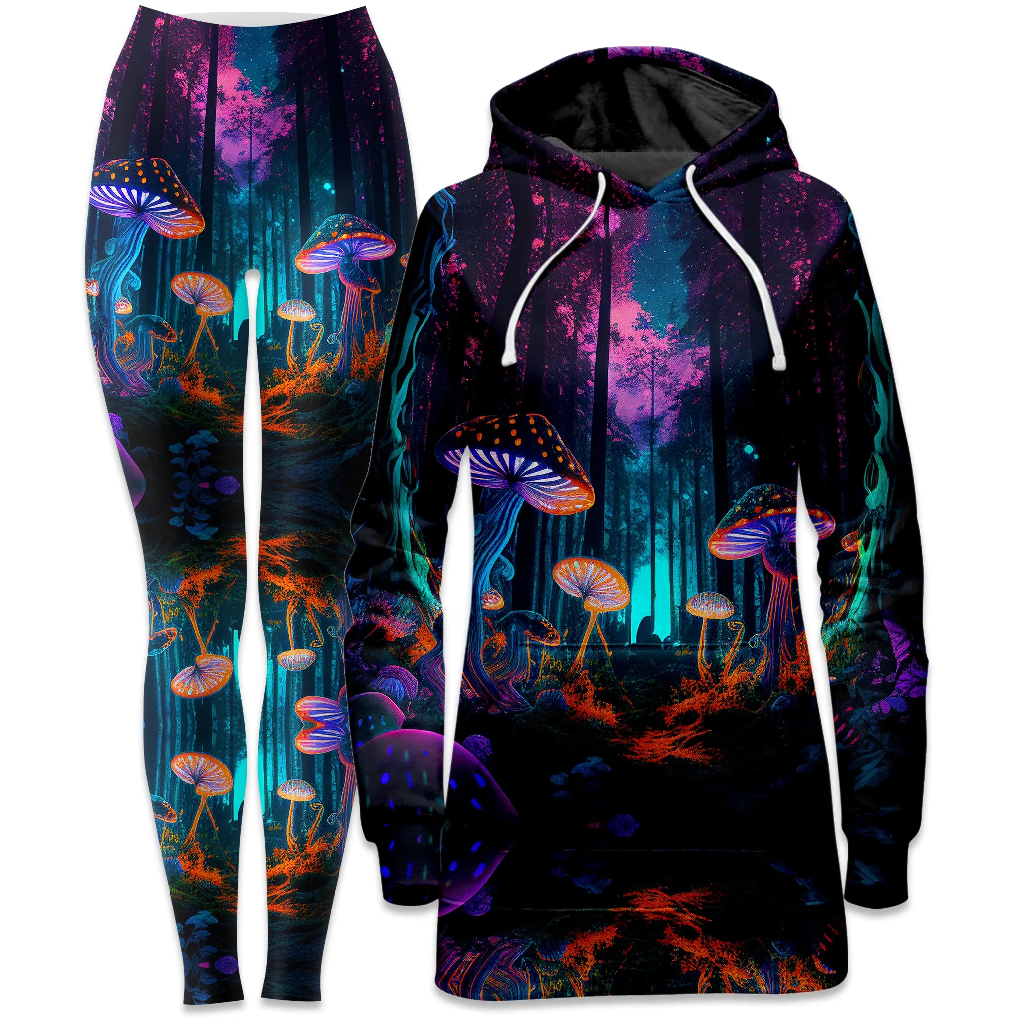 Natures Medicine Hoodie Dress and Leggings Combo