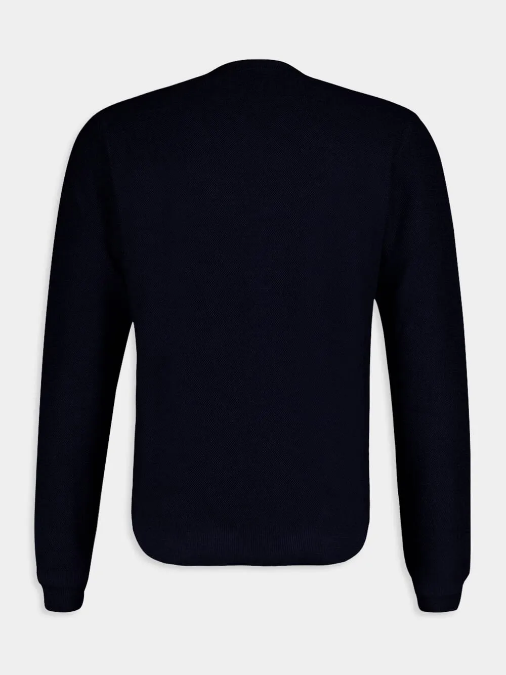 Navy Blue Wool Sweater