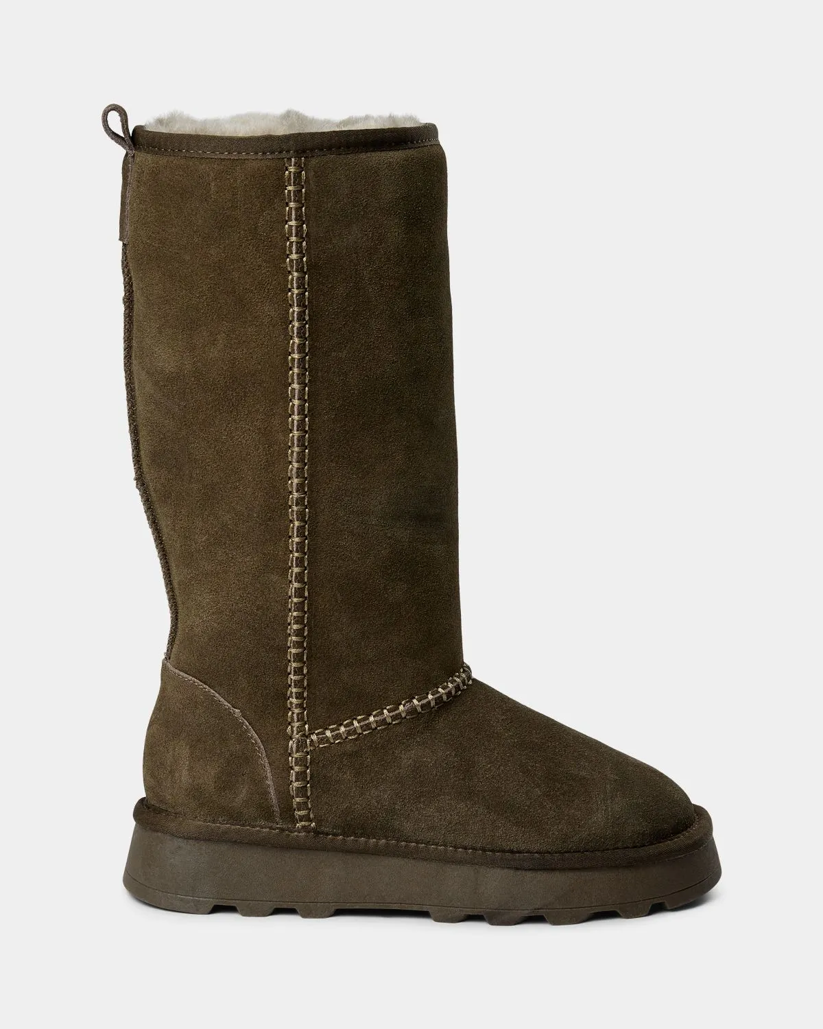 NINASW TEDDY BOOT - Dark green