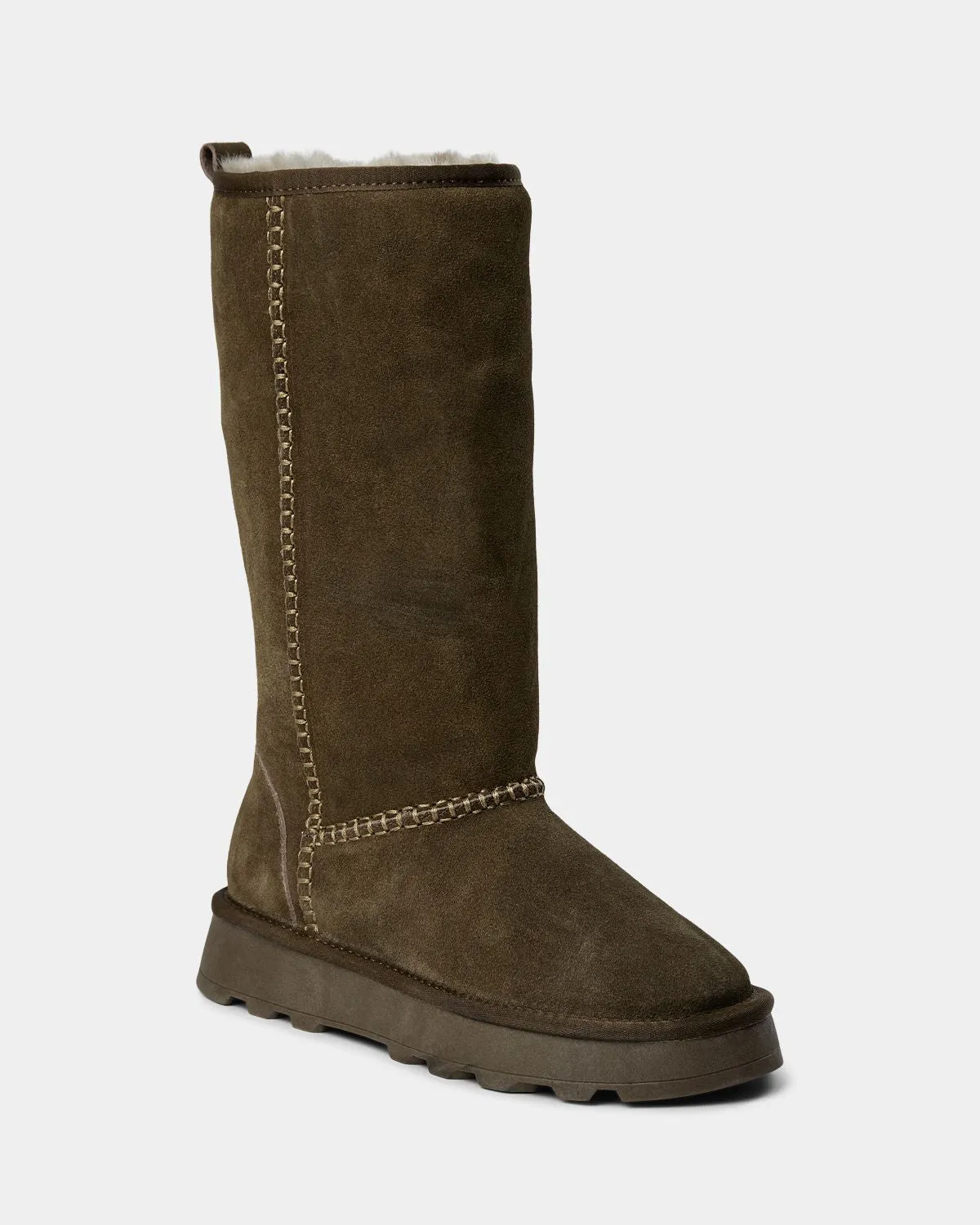 NINASW TEDDY BOOT - Dark green