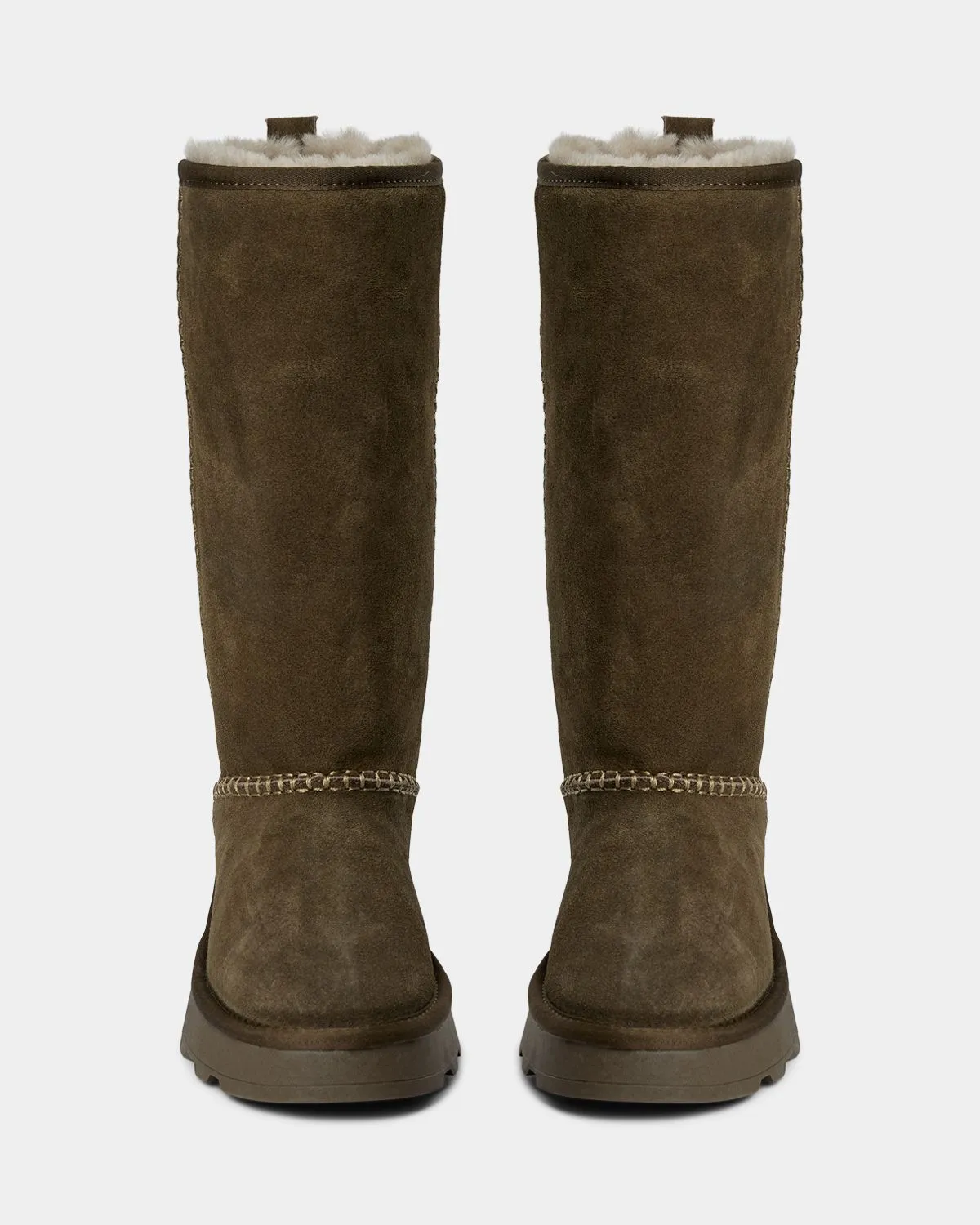 NINASW TEDDY BOOT - Dark green