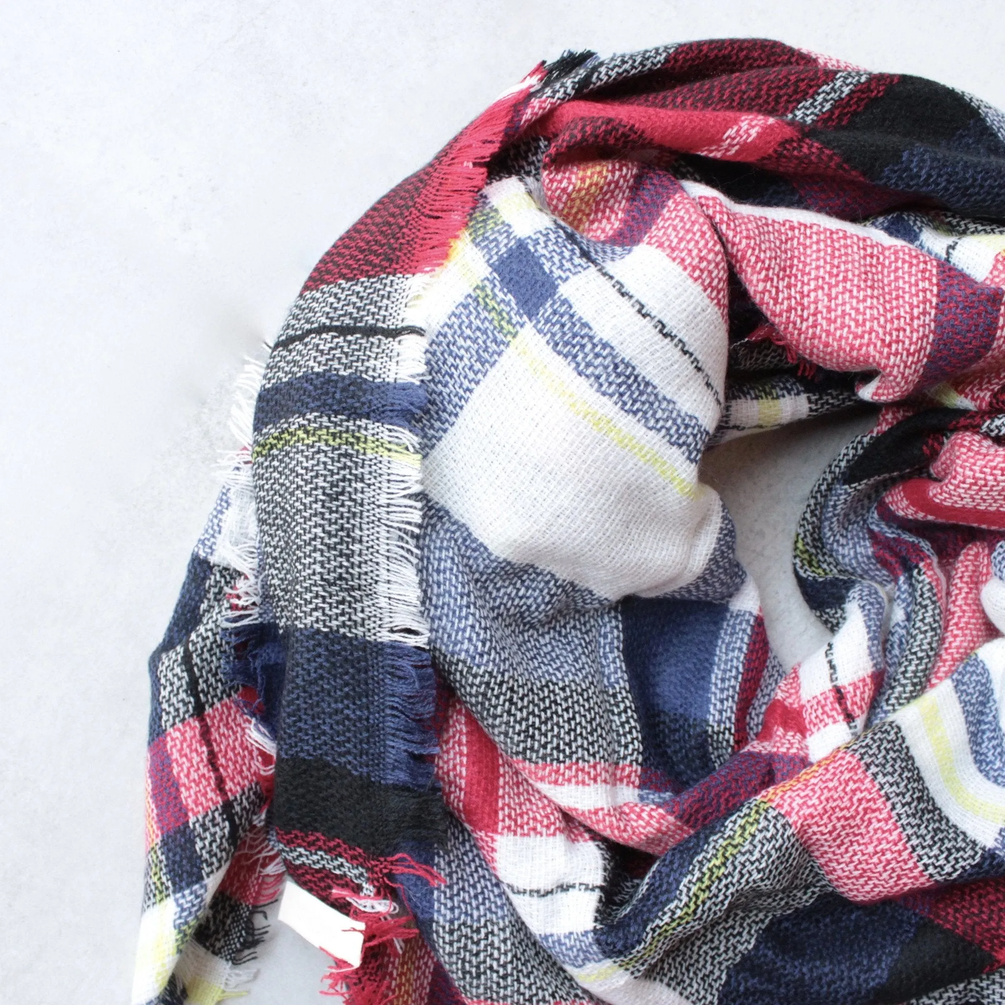 Oversize Plaid Blanket Scarf in More Colors