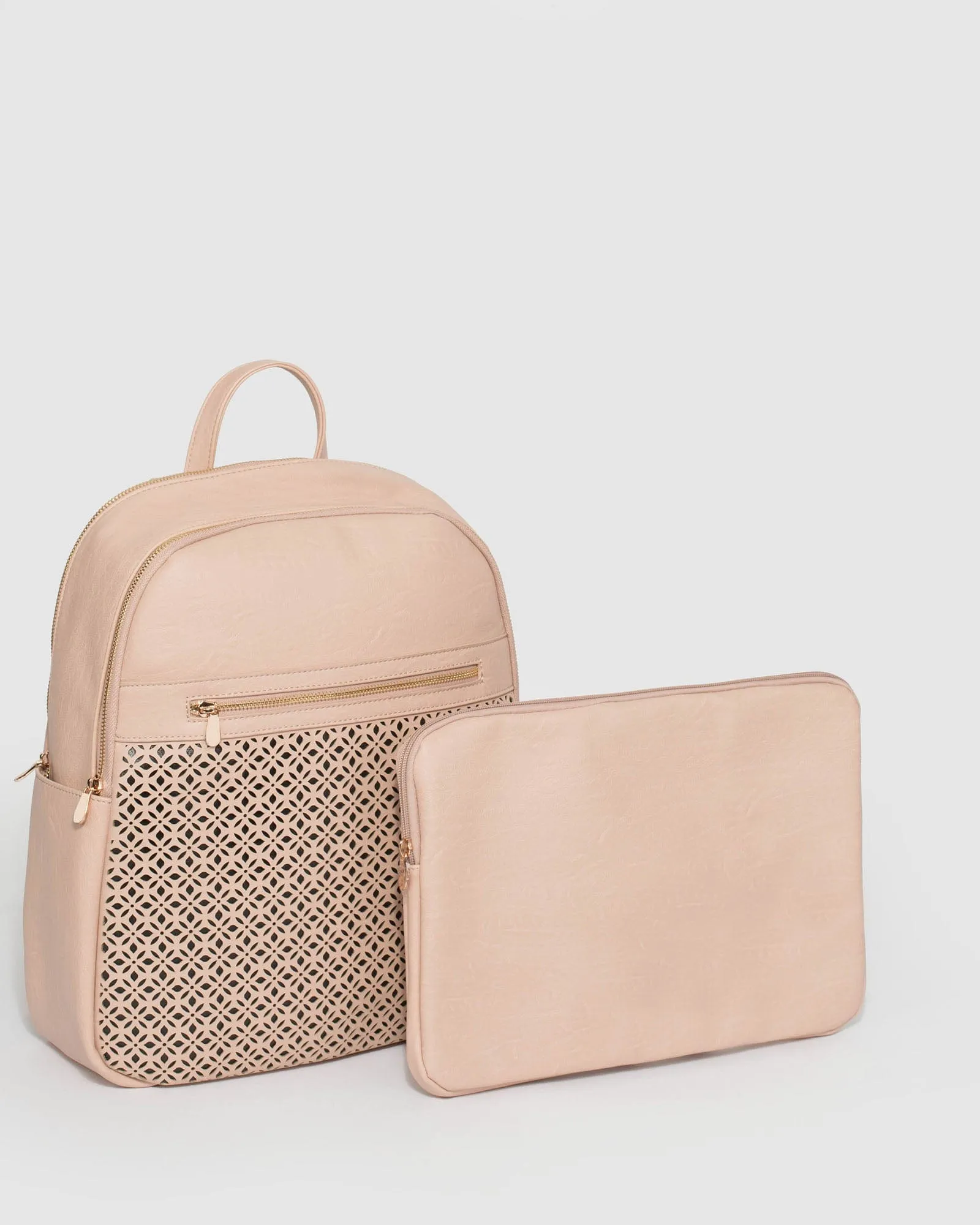 Pink Tabea Laptop Backpack