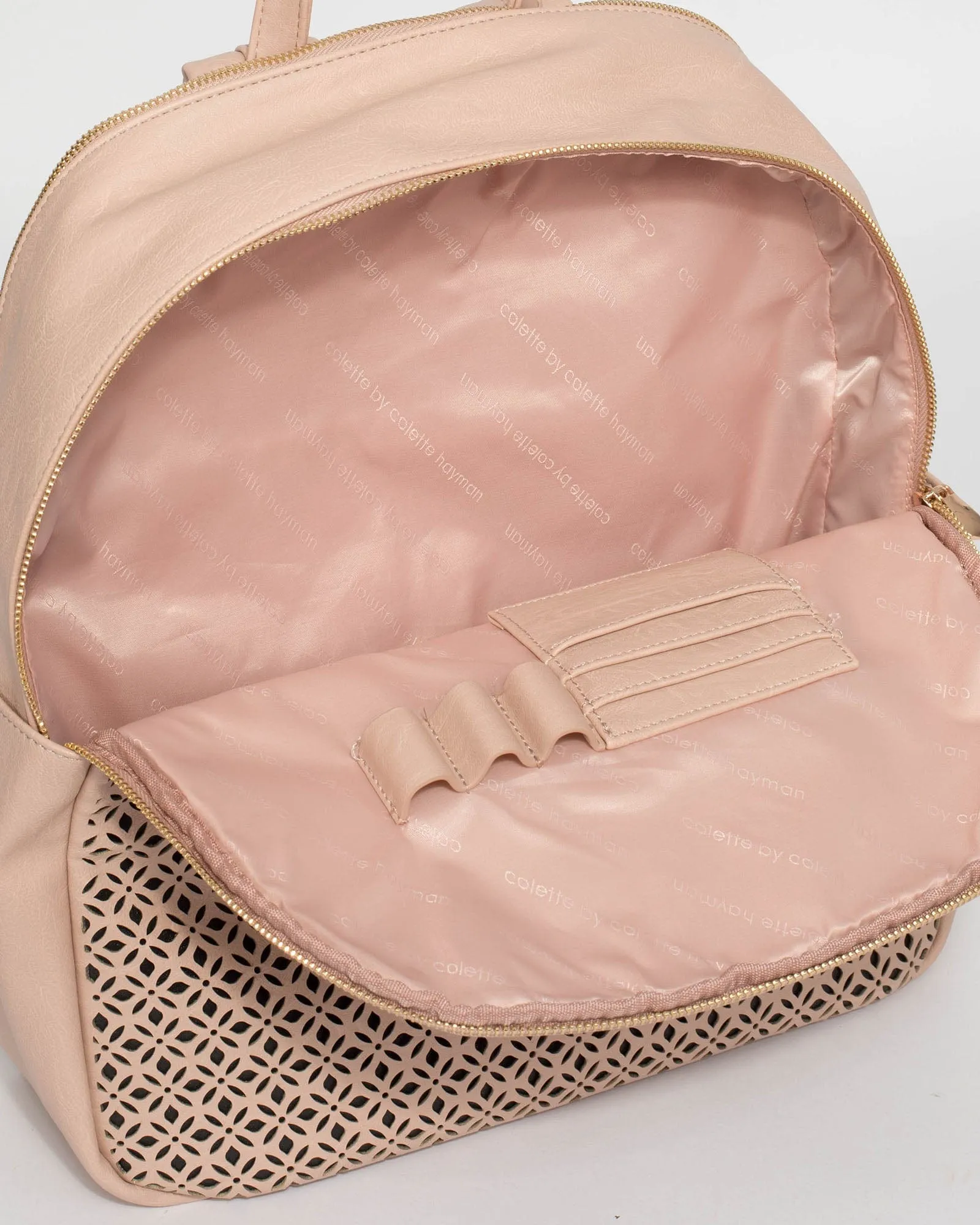 Pink Tabea Laptop Backpack