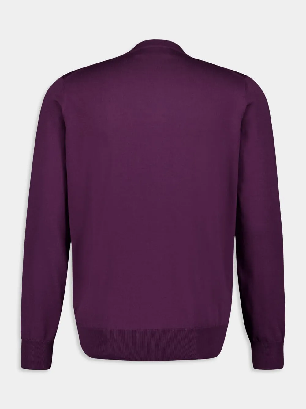 Plum Cotton Sweater