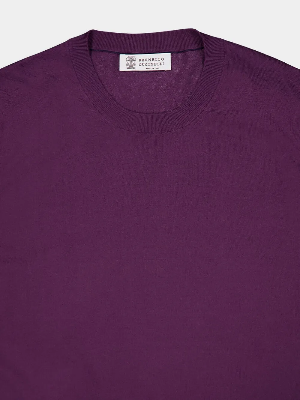 Plum Cotton Sweater