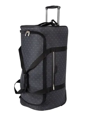 Polo Signature Luggage Trolley Duffel Black