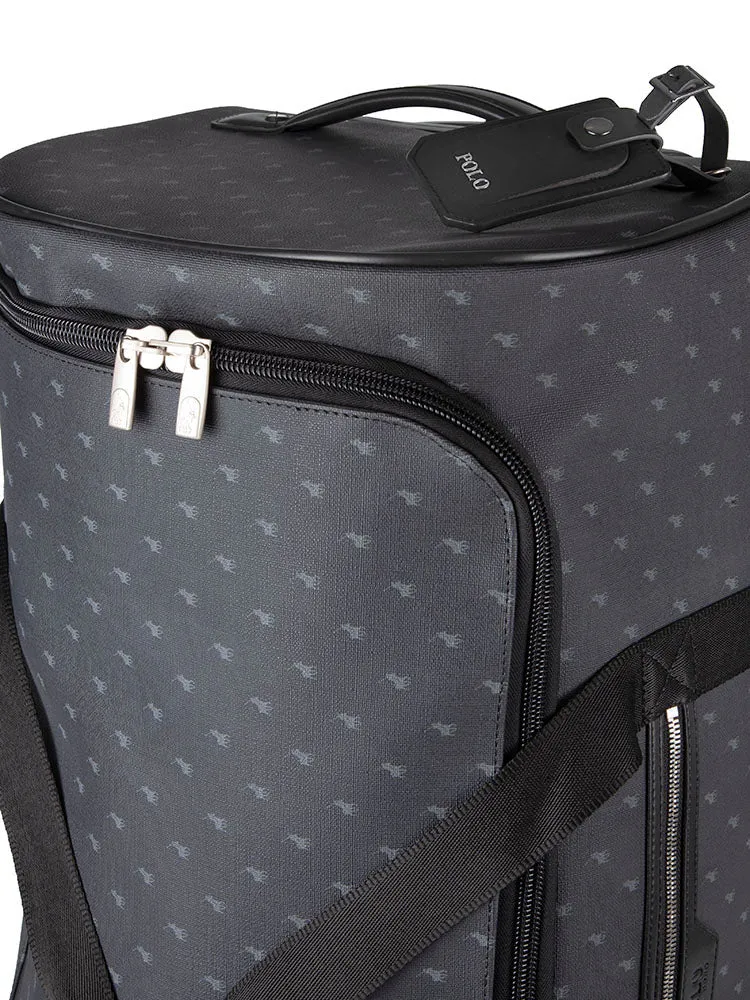 Polo Signature Luggage Trolley Duffel Black