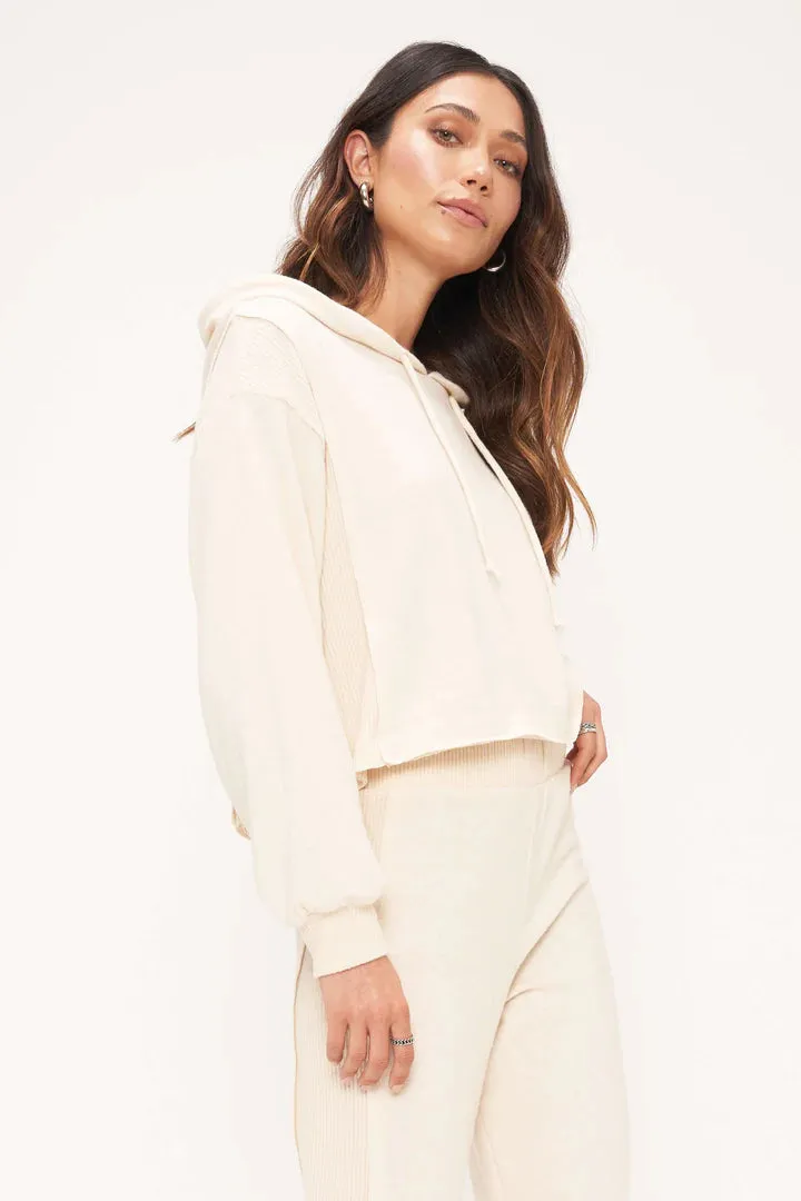 Project Social Chill Out Cozy Hoodie-Ivory