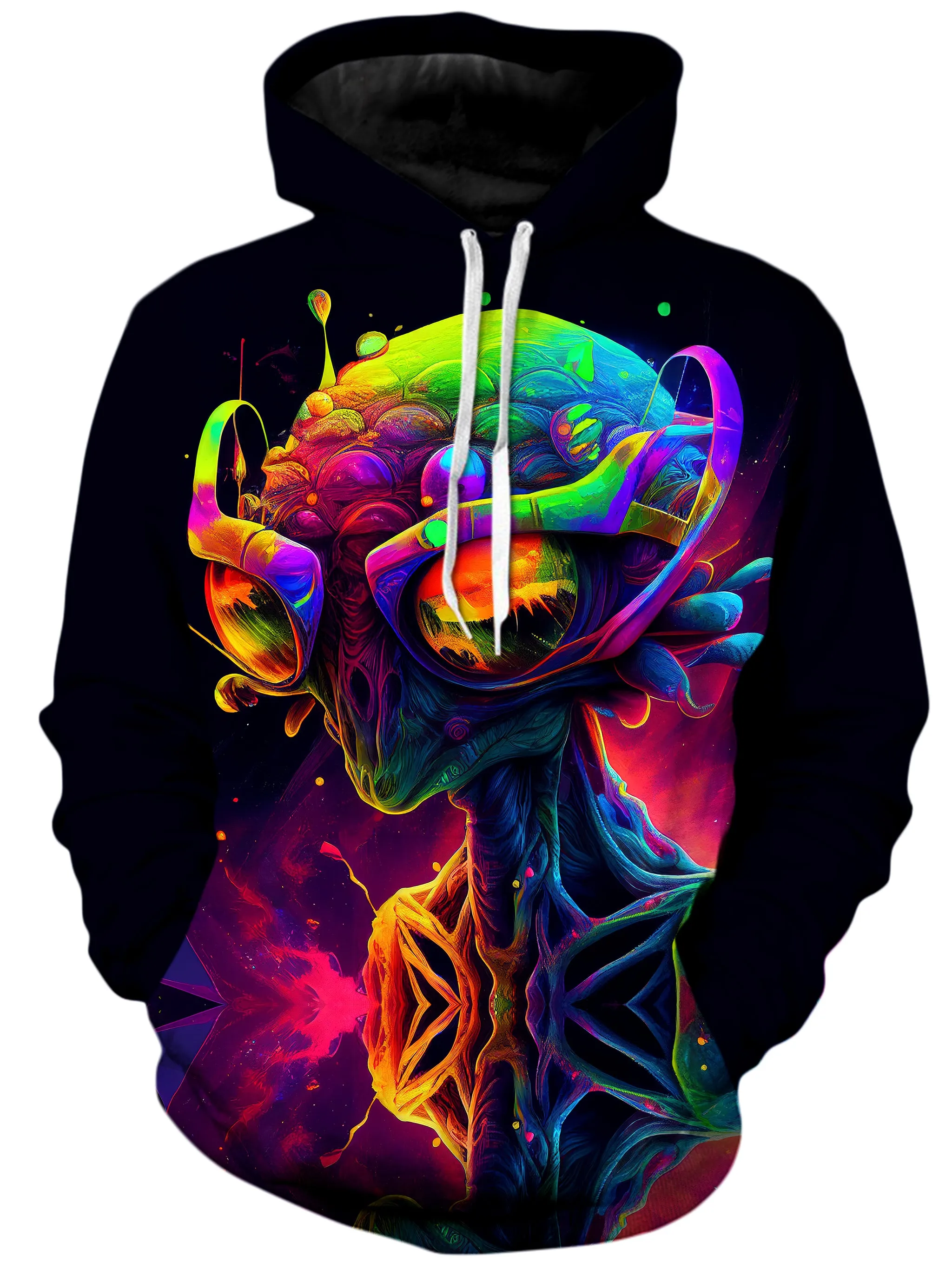 Psychedelic Alien Hoodie and Leggings Combo