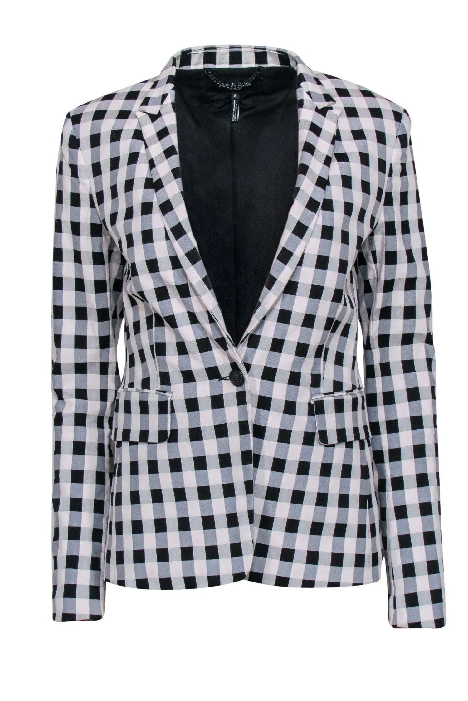 Rag & Bone - Black & White Plaid Blazer Sz 6