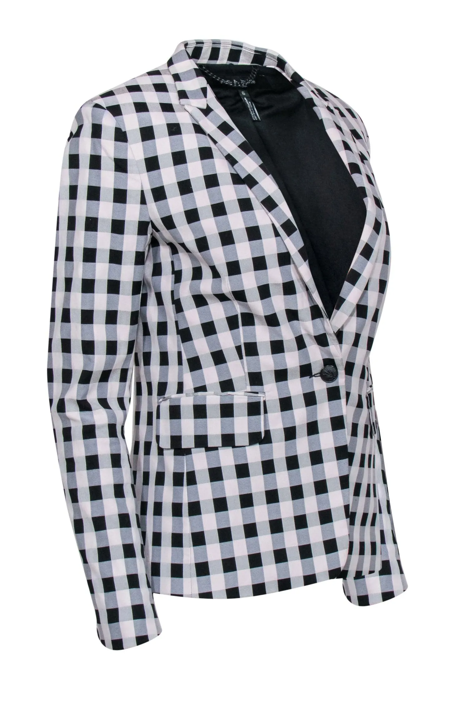 Rag & Bone - Black & White Plaid Blazer Sz 6